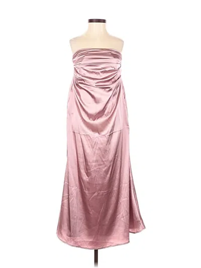 Pre-owned Unbranded Cocktail Dress In Pink