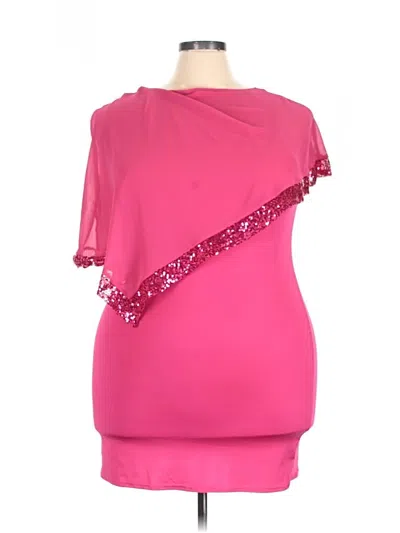Pre-owned Unbranded Cocktail Dress In Pink