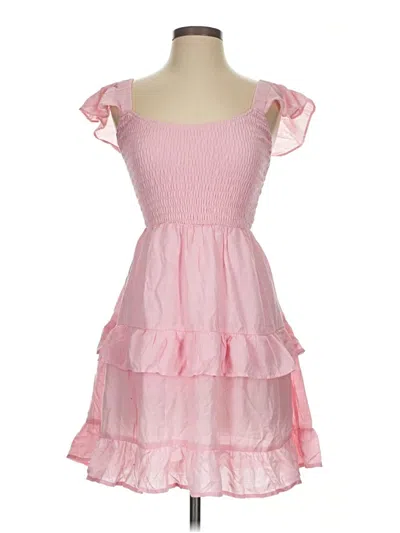 Pre-owned Unbranded Cocktail Dress In Pink