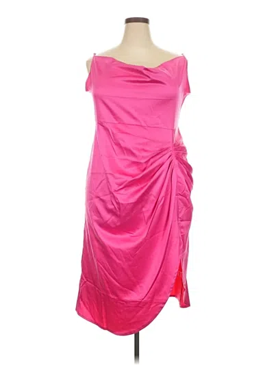 Pre-owned Unbranded Cocktail Dress In Pink