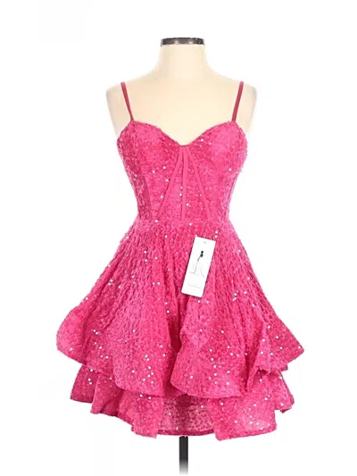 Pre-owned Unbranded Cocktail Dress In Pink