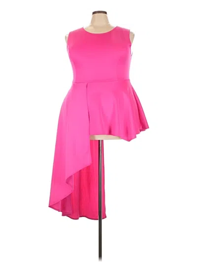 Pre-owned Unbranded Cocktail Dress In Pink
