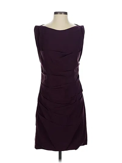 Pre-owned Unbranded Cocktail Dress In Purple