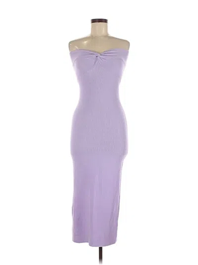 Pre-owned Unbranded Cocktail Dress In Purple