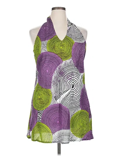 Pre-owned Unbranded Cocktail Dress In Purple