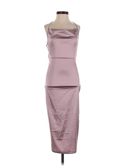 Pre-owned Unbranded Cocktail Dress In Purple