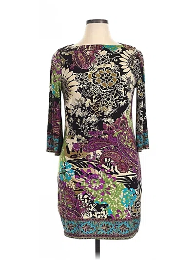 Pre-owned Unbranded Cocktail Dress In Purple