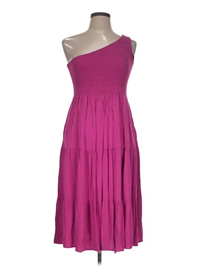 Pre-owned Unbranded Cocktail Dress In Purple