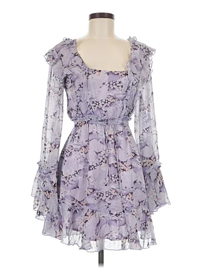 Pre-owned Unbranded Cocktail Dress In Purple