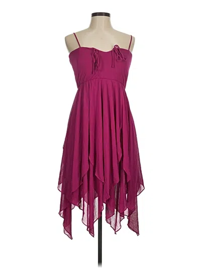 Pre-owned Unbranded Cocktail Dress In Purple