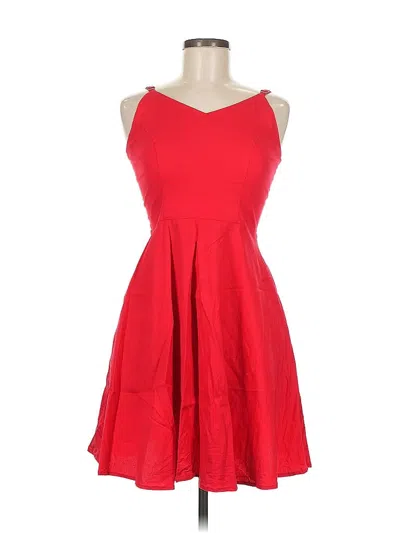 Pre-owned Unbranded Cocktail Dress In Red