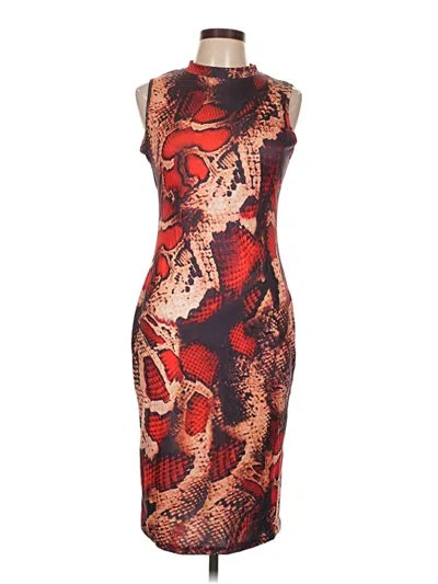 Pre-owned Unbranded Cocktail Dress In Red