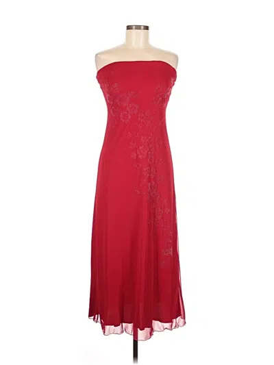 Pre-owned Unbranded Cocktail Dress In Red