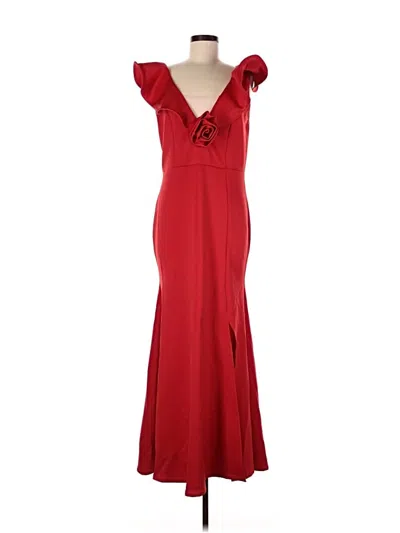 Pre-owned Unbranded Cocktail Dress In Red