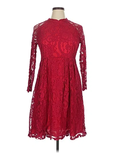 Pre-owned Unbranded Cocktail Dress In Red