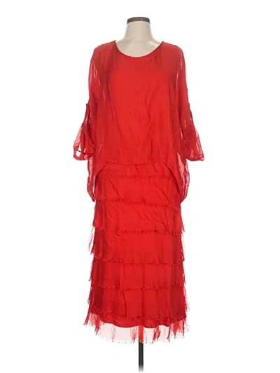 Pre-owned Unbranded Cocktail Dress In Red