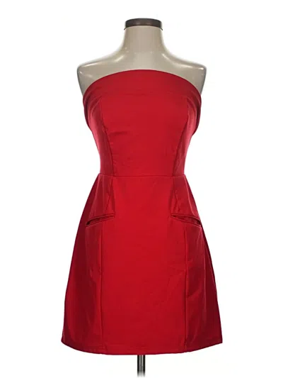 Pre-owned Unbranded Cocktail Dress In Red
