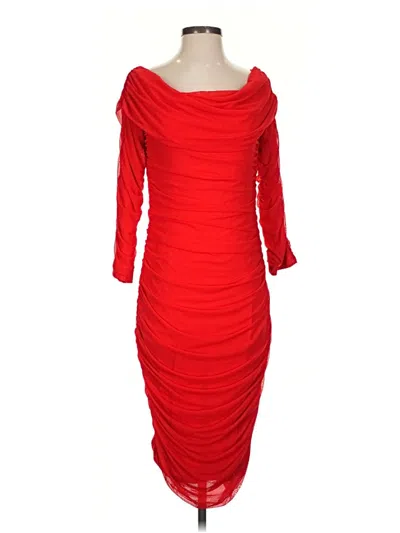 Pre-owned Unbranded Cocktail Dress In Red
