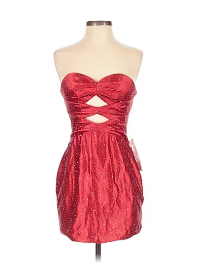 Pre-owned Unbranded Cocktail Dress In Red