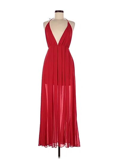 Pre-owned Unbranded Cocktail Dress In Red