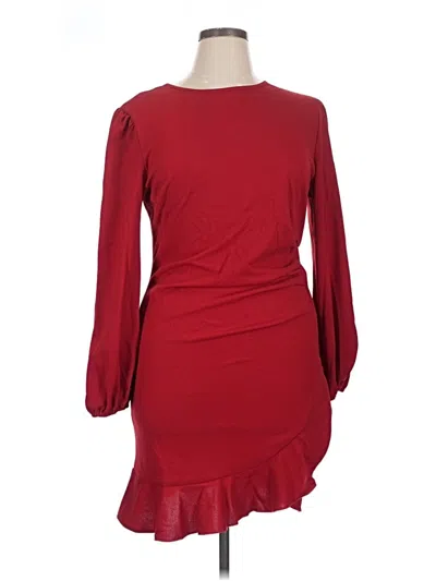 Pre-owned Unbranded Cocktail Dress In Red