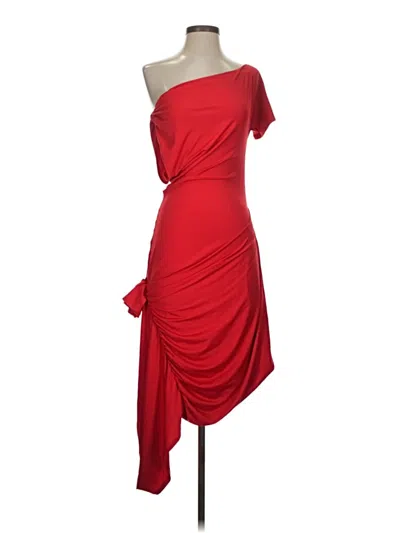 Pre-owned Unbranded Cocktail Dress In Red