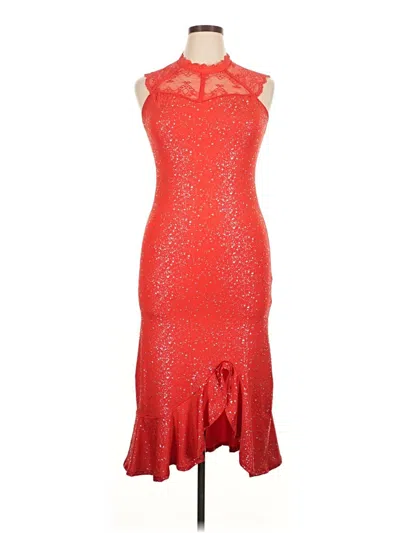 Pre-owned Unbranded Cocktail Dress In Red