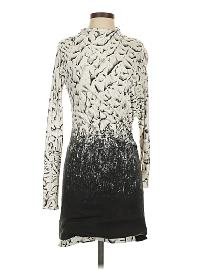 Pre-owned Unbranded Cocktail Dress In Silver
