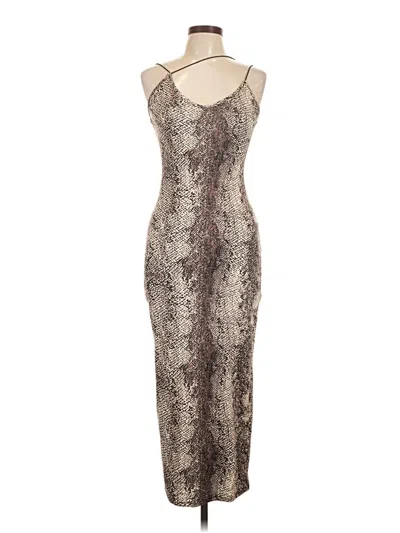 Pre-owned Unbranded Cocktail Dress In Silver