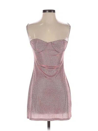Pre-owned Unbranded Cocktail Dress In Silver
