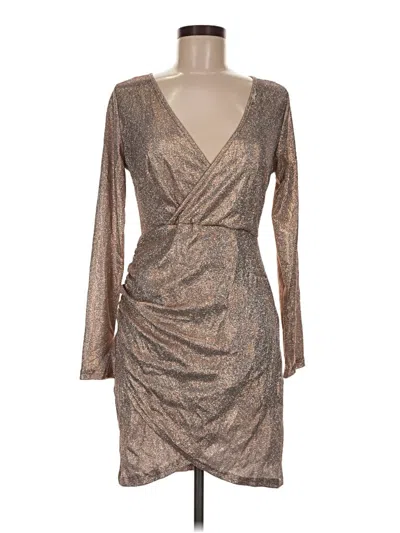 Pre-owned Unbranded Cocktail Dress In Silver