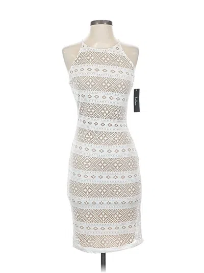 Pre-owned Unbranded Cocktail Dress In White