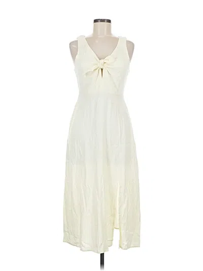 Pre-owned Unbranded Cocktail Dress In White