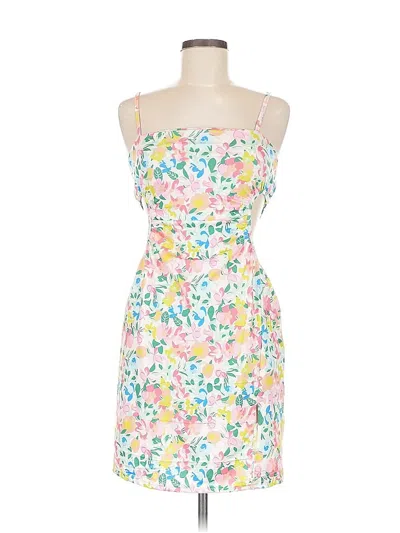 Pre-owned Unbranded Cocktail Dress In White