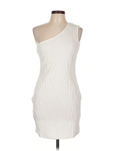 Pre-owned Unbranded Cocktail Dress In White