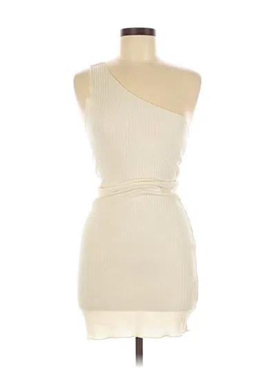 Pre-owned Unbranded Cocktail Dress In White