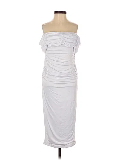 Pre-owned Unbranded Cocktail Dress In White