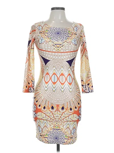 Pre-owned Unbranded Cocktail Dress In White