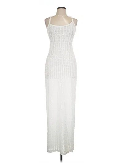 Pre-owned Unbranded Cocktail Dress In White