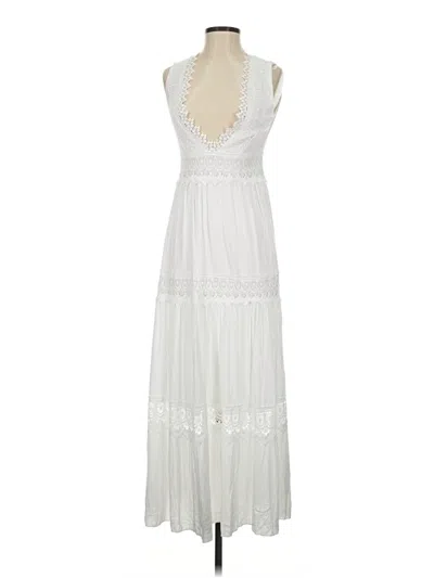 Pre-owned Unbranded Cocktail Dress In White