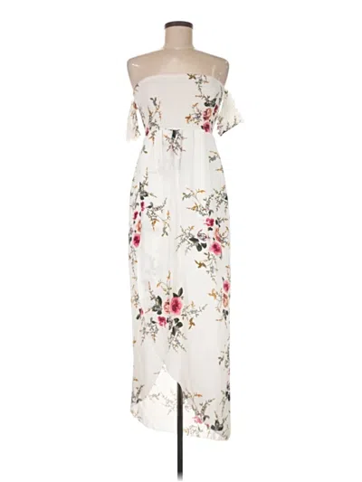 Pre-owned Unbranded Cocktail Dress In White