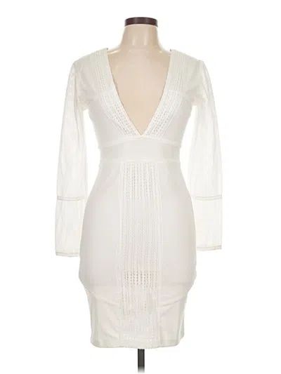 Pre-owned Unbranded Cocktail Dress In White