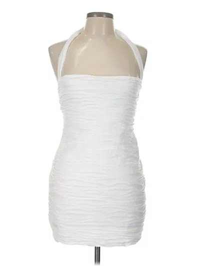 Pre-owned Unbranded Cocktail Dress In White