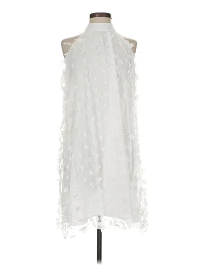 Pre-owned Unbranded Cocktail Dress In White