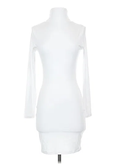 Pre-owned Unbranded Cocktail Dress In White