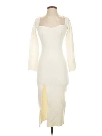 Pre-owned Unbranded Cocktail Dress In White