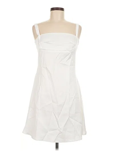 Pre-owned Unbranded Cocktail Dress In White