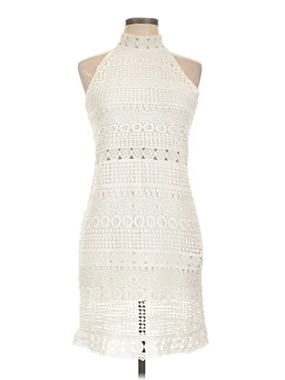 Pre-owned Unbranded Cocktail Dress In White