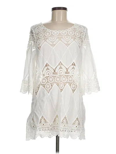 Pre-owned Unbranded Cocktail Dress In White
