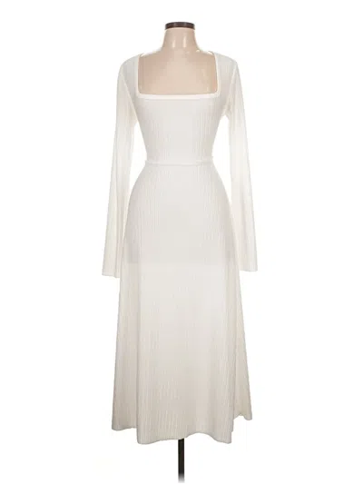 Pre-owned Unbranded Cocktail Dress In White